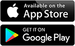 App Store & Google Play logos